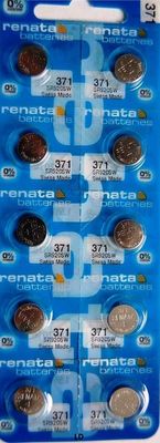371 RENATA SR920SW D371 (10 Piece) Watch Battery Free Shipping Authorized Seller