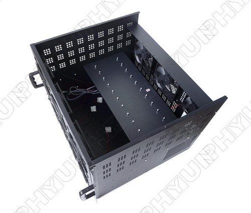For 6GPU Open Air Mining Miner Frame Rig Coin Graphics Case w/ 10 Fan - Picture 6 of 10