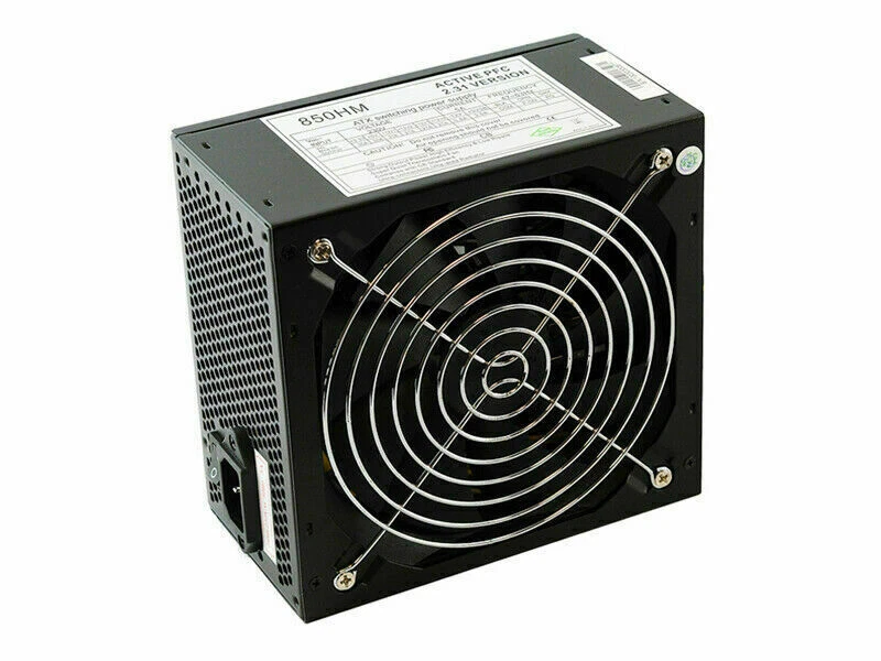 850 WATT ATX Gamer PC Computer Netzteil SATA PCIe 14cm leiser Lüfter 850W 140mm - Bild 4 von 4