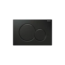 Geberit 115.770.DW.5 Jet Black, Gloss Flush Plate