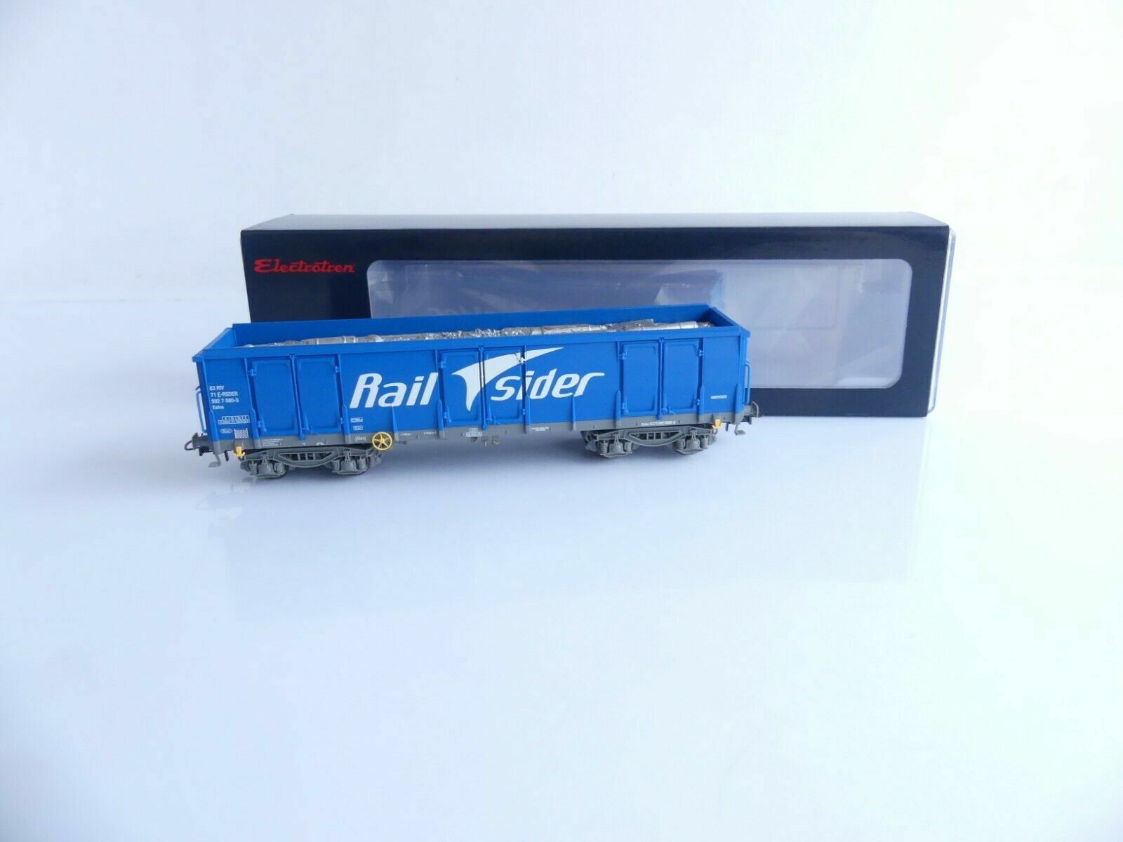 Wagon tombereau Ealos RENFE Electrotren E6540 maquette train fret HO Ep VI