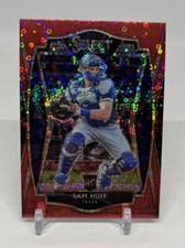 2021 Panini Select Sam Huff RC #197 Red Disco Prizm Premier Level