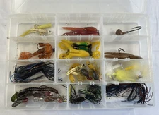 Plano Clear Tackle Box with Fishing Lures