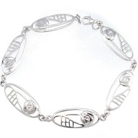 Sterling Silver Charles Rennie Mackintosh Bracelet & Gift Box Sterling Silver Charles Rennie Mackintosh Bracelet & Gift Box