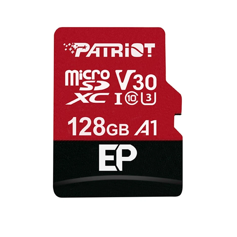 Patriot EP 128GB V30 A1 U3 4K UHD Recording MicroSD For Dashcam/Surveillance 2PK - Image 3 of 4