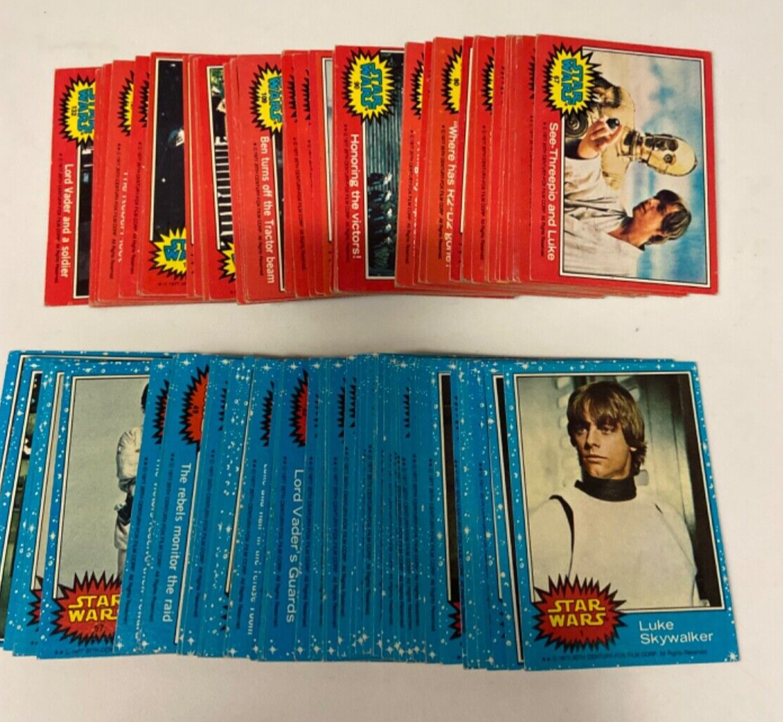 1977 Topps Star Wars Series 1 & 2 Complete Set w/Stickers
