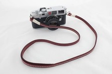 Handmade Brown Real Leather camera strap neck strap for EVIL Film camera 01-086