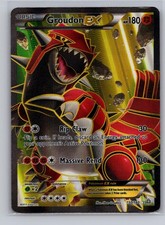 Groudon EX 150/160 Ultra Rare Primal Clash Pokemon Holo HP 5ban Graphics