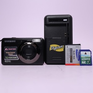 Samsung Digital Camera PL50 10.2MP Black Tested Full Working Set