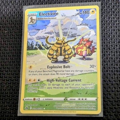 Electivire Crown Zenith Galarian Gallery Holo Rare Pokémon TCG GG08/GG70