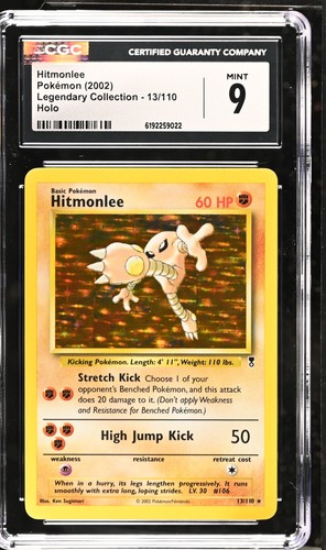Hitmonlee graded CGC 9 for sale on eBay
