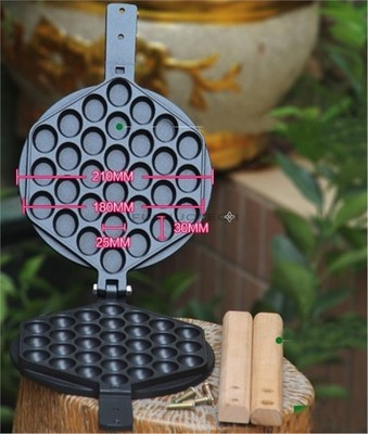 Egg Waffle Pans Waffle Iron Pans Hongkong New Mold Plates Nonstick Eggettes ut