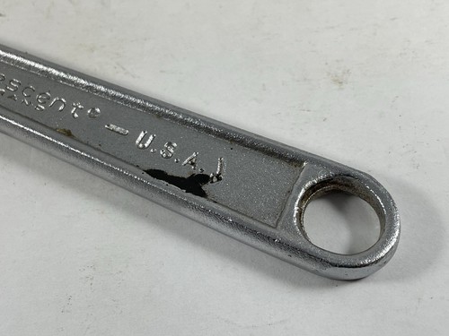 Crestoloy 6" adjustable wrench Made by The Crescent Brand USA, Cap 3/4-19mm. - Picture 4 of 12