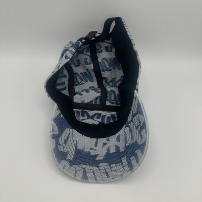 Supreme Fat Tip Jacquard Denim Camp Cap Blue | eBay