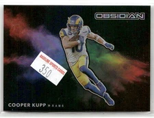 2022 Panini Obsidian #CCB-CKU Cooper Kupp Color Blast Black Case Hit SSP
