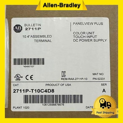 2022 AB 2711P-T10C4D8 Panelview Plus Assembeled Terminal 2711PT10C4D8
