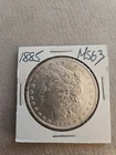 BU/Unc 1885 Morgan Silver Dollar  100%REAL