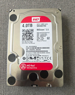 Western Digital WD Red 4TB 3.5'' SATA 5400RPM 64MB NASware 2.0 WD40EFRX