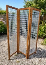 Beautiful Clear Capiz Shell Screen Room Divider 