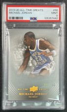 MICHAEL JORDAN PSA 9 2013-14 UPPER DECK ALL TIME GREATS #66 101/150 TAR HEELS