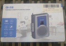 Gracioso Portable Cassette Player Recorder AM FM With Antenna New in Box CR-318