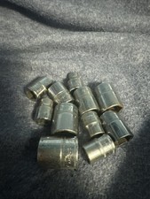 SNAP-ON FSM 3/8 Drive Lot 16,18,19,12,14,17,15,10,8,13 Metric Chrome Used SNAP-ON FSM 3/8 Drive Lot 16,18,19,12,14,17,15,10,8,13 Metric Chrome Used