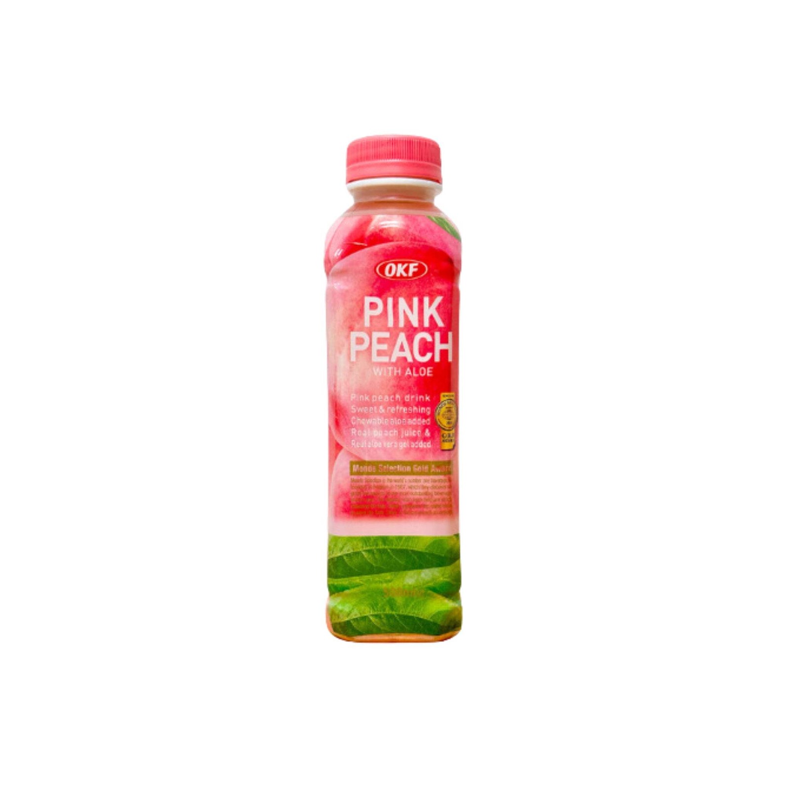 OKF Aloe Vera Getränk Pink Pfirsich 500ml