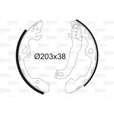 Valeo 562648 Bremsbackensatz für FORD FOCUS DAW DBW DFW DNW