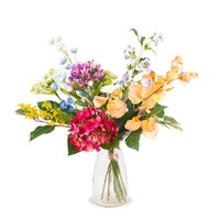 Artplants Deko FrüHlings Strauß Elvan, Bunt, 60Cm, Ø45Cm