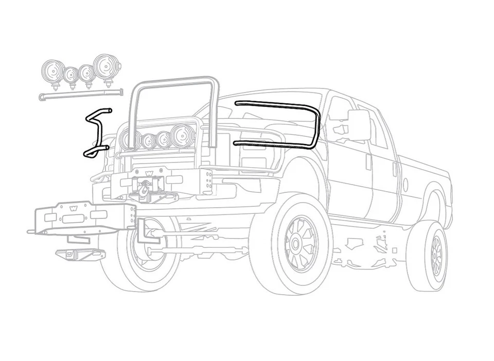 Warn 82700 Trans4mer ® Gen II BRUSH GUARD Foto 2 de 2