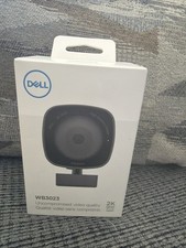 New and Sealed Dell Webcam WB3023 2K QHD 1440p Camera Black Video Quality