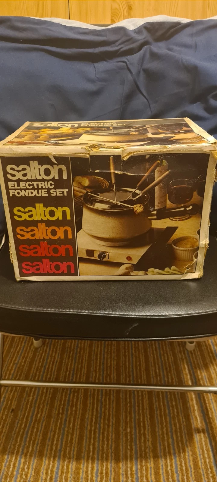Fondue Set Electric Vintage Salton Made In Belgium In Box
Opens in a new window or tab