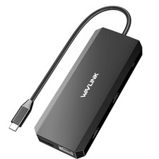 12-in-1 Laptop Docking Station Multiport Adapter USB C Hub Triple Monitor