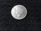 1922D Silver Peace Dollar Reasonably Clean Coin dates and place readable