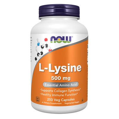 L-Lysin 500 mg 250 Veg-Kapseln Now Foods