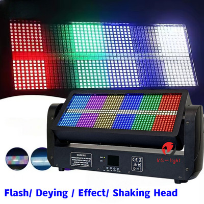 US 300W Moving Light rgb+w Strobe Bar Background 12+12 DMX Wash DJ Stage Lights