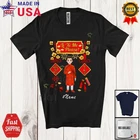 Custom Name Li Xi Me; Lunar New Year Men Vietnamese Ao Dai Traditional T-Shirt