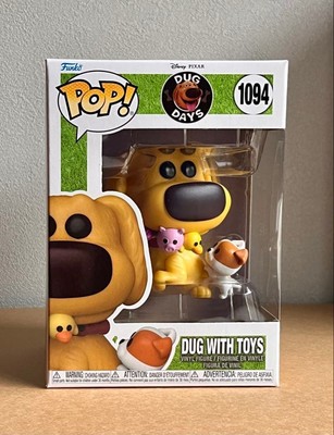 Funko Pop Disney Up Dug Figur mit Protector Vintage Spielzeug Sammlerstück