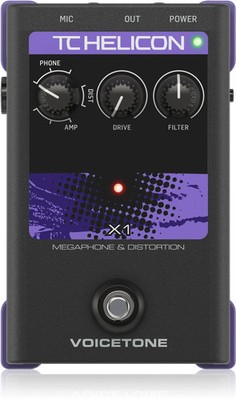 TC Helicon VoiceTone X1 Vocal Effects Processor Pedal