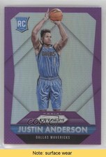 2015-16 Panini Prizm Rookies Purple Prizm 18/99 Justin Anderson #303 READ 2r7