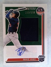 2022 Panini USA Stars & Stripes Brock Jones #SIL-BJ Silhouettes Patch Auto /250