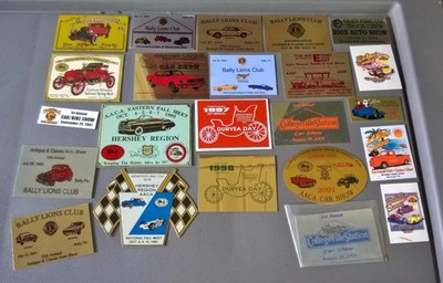 23 Auto Meet Car Show Dash Plaque 80s 90s 2000s PA shows Chevy ford Mopar german