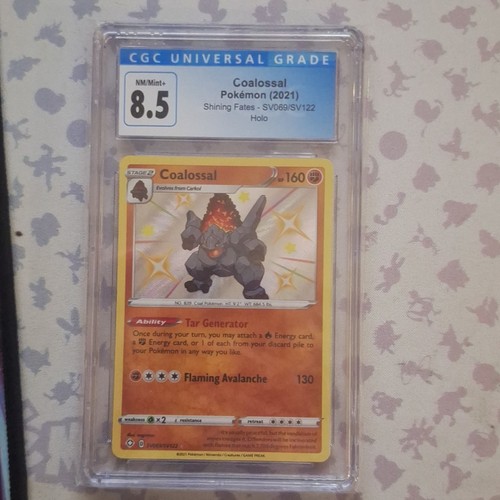 CGC 8.5 Coalossal SV069/SV122 Shining Fates Shiny Vault Shiny Holo 2021