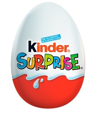 Kinder Surprise Milk Chocolate Egg (20g) Toy Capsule Childrens Kids Sweet Treats