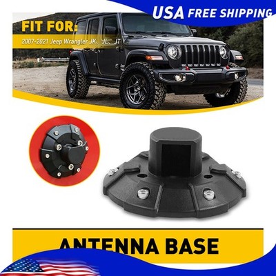 Antenna Base Cover For 2007-2021 Jeep Wrangler JK JL JLU JT Gladiator Rubicon US