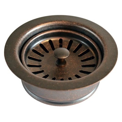 Native Trails DR340-WC 3.5'' Basket Strainer w/ Disposer Trim Weathered Copper