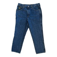 Cinch Jeans Dark Wash Straight Leg Jeans Mens 34x30 (Actual 34x30)