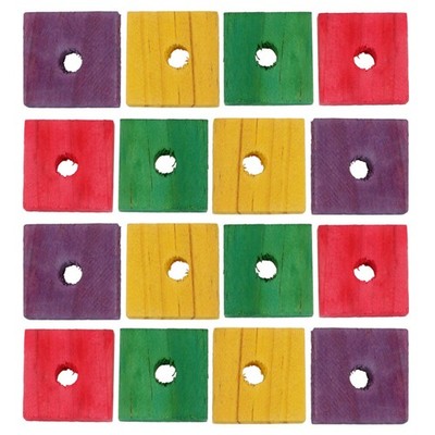 50 Pieces Vogel-kauspielzeug Papageienkauspielzeug Papageiholzspielzeug