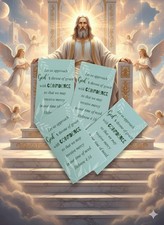 4 Bible Verse Mini Scripture Inspirational Christian Gifts Encouragement Cards.