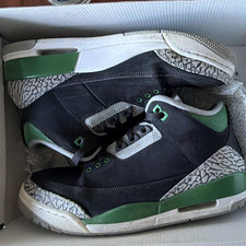 Jordan Air Jordan 3 Mid Top Sneaker Schwarz/G...